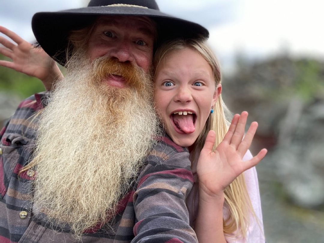 Tom Skinner and his daughter Courtney Skinner in Juneau, Alaska